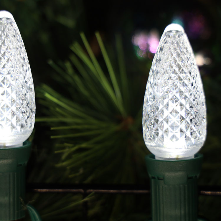 Ampoules de rechange C9 Minleon LED, blanc froid, UL, étanches, pour Noël