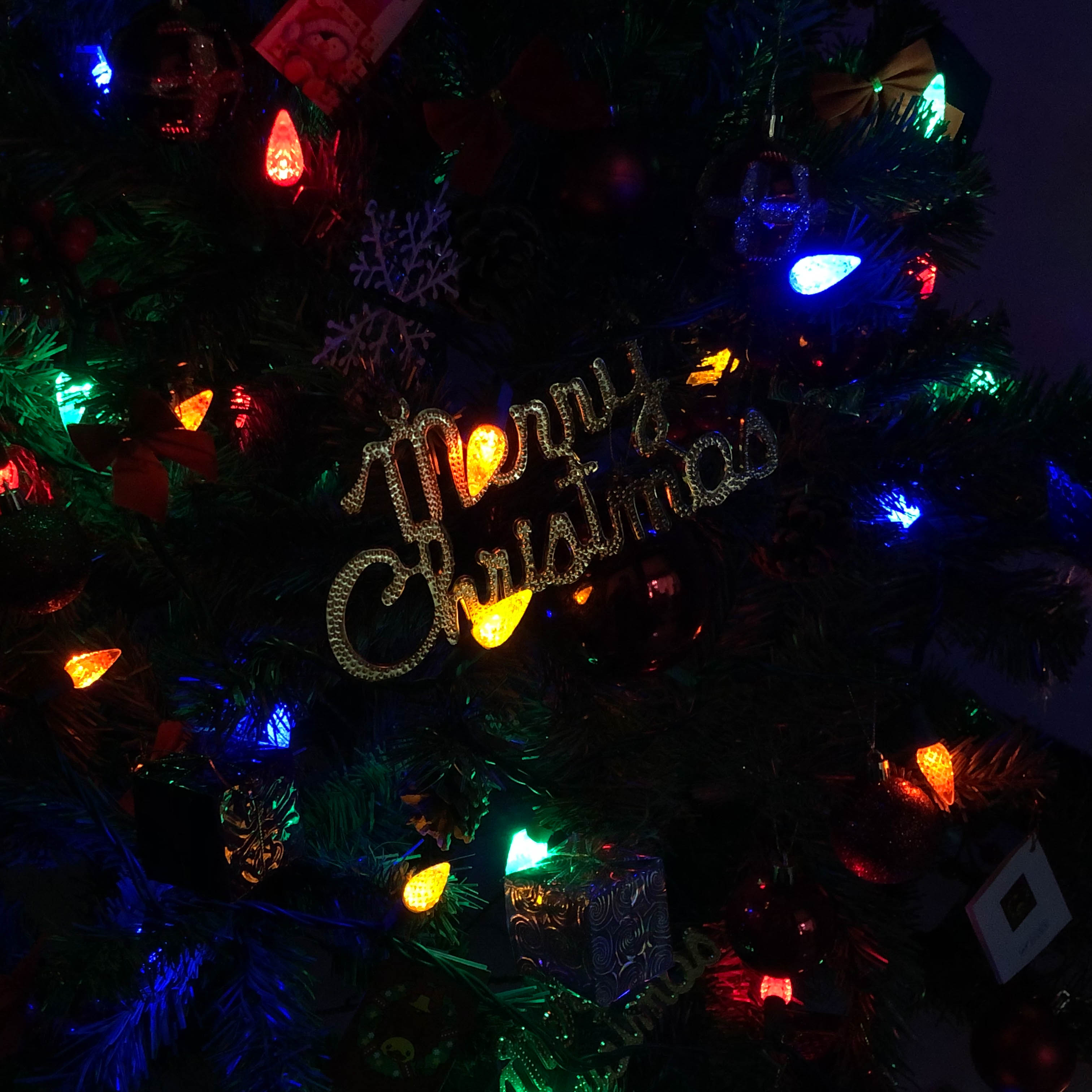 Lumières imperméables multi de Noël de la fraise LED C6 d'UL