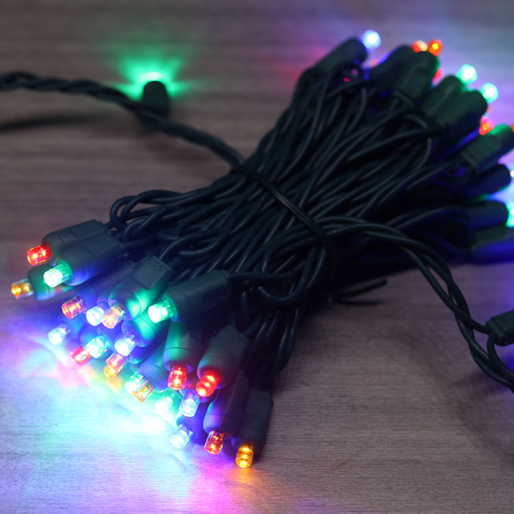Mini guirlande lumineuse LED 5MM, ensemble de lumières de Noël multi LED UL UL