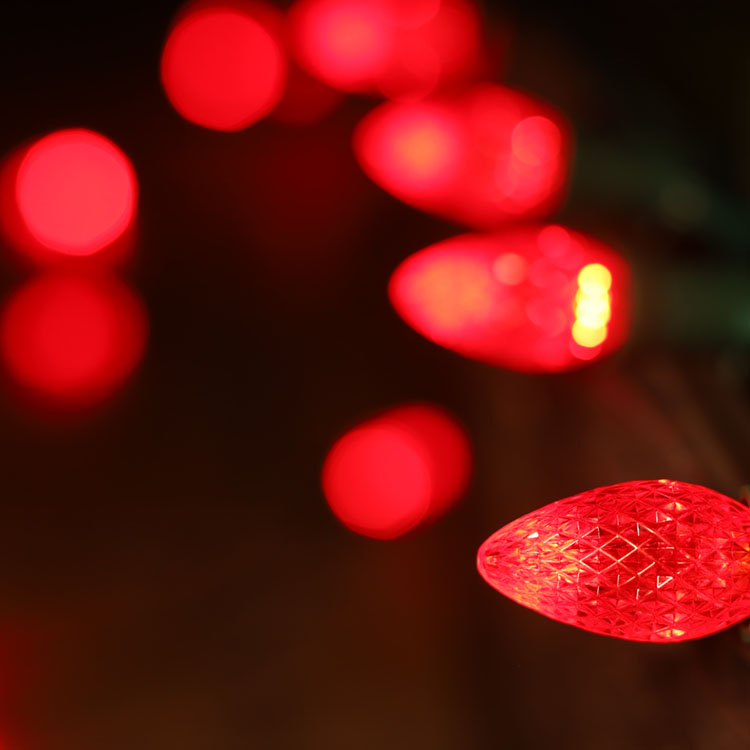 Ampoules de remplacement à LED rouges étanches pour l'intérieur et l'extérieur
