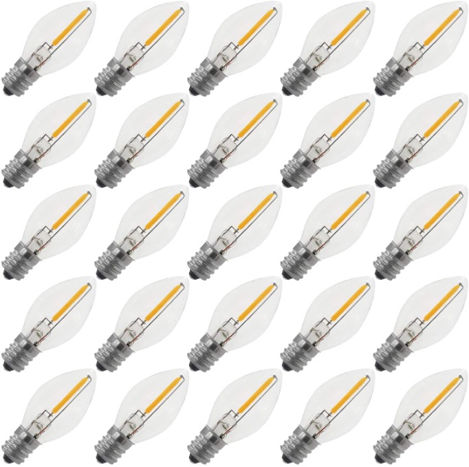 Ampoules LED à filament C9 E17