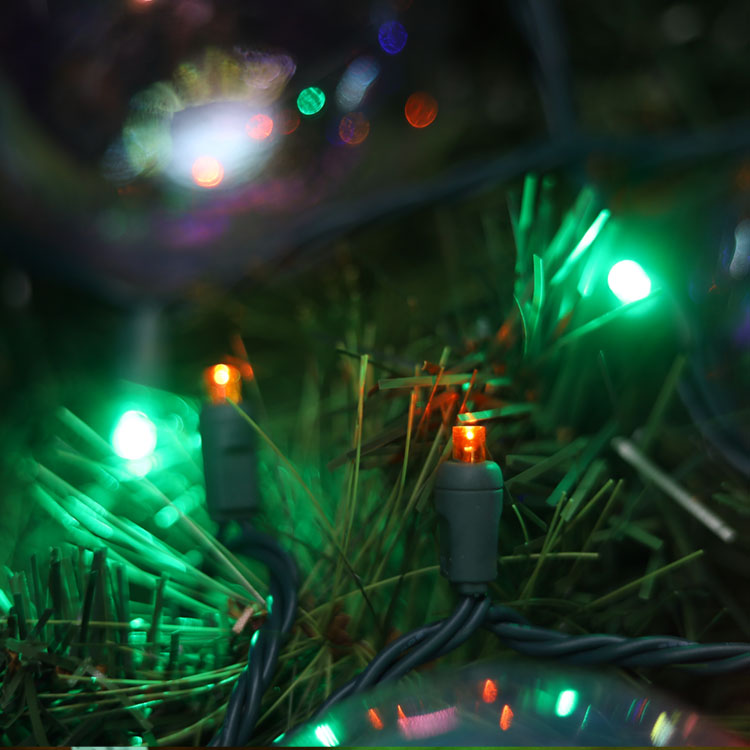 Mini guirlande lumineuse LED 5MM, ensemble de lumières de Noël multi LED UL UL