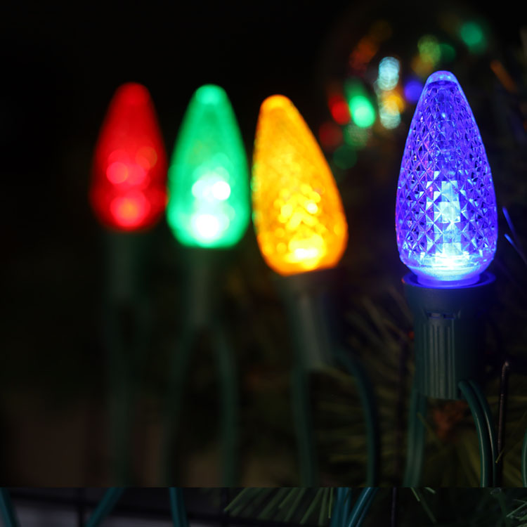 Ampoules de rechange LED Minleon UL C9, ampoule de Noël multiple