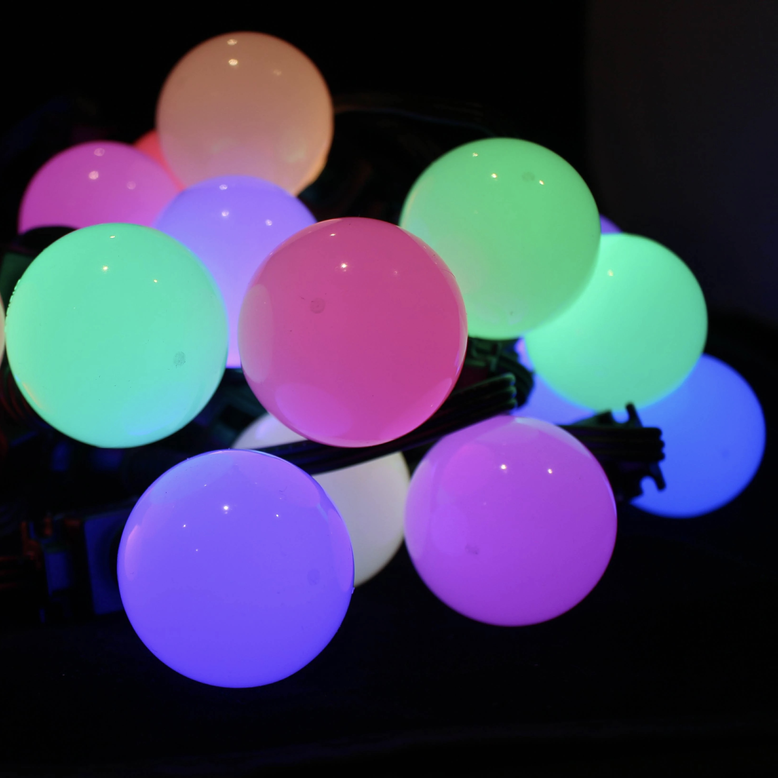 Guirlande lumineuse opaque RVB G40