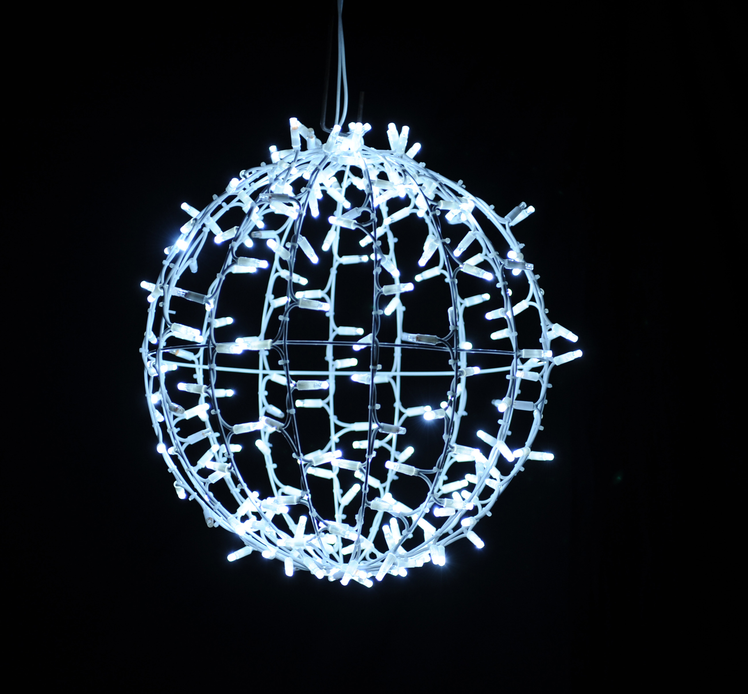 Lumières du motif de sphère de Noël étanche