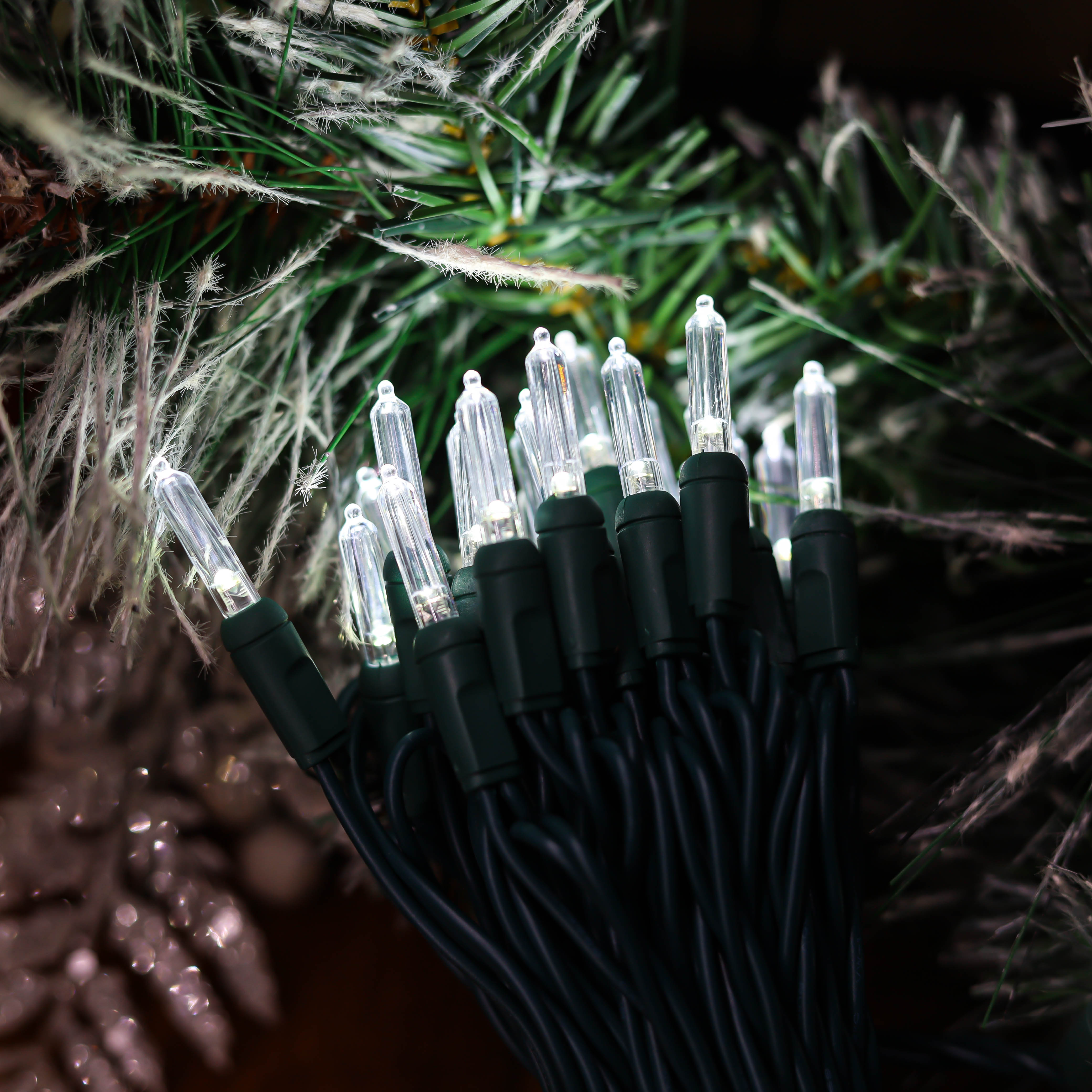 La ficelle d'UL de T5 LED allume l'usage extérieur blanc froid réglé par lumière de Noël