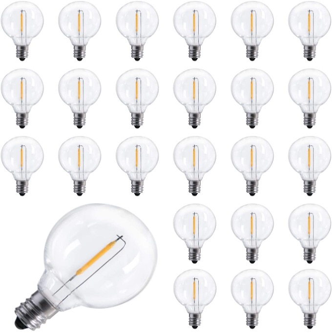 Ampoules LED à filaments G40 E12