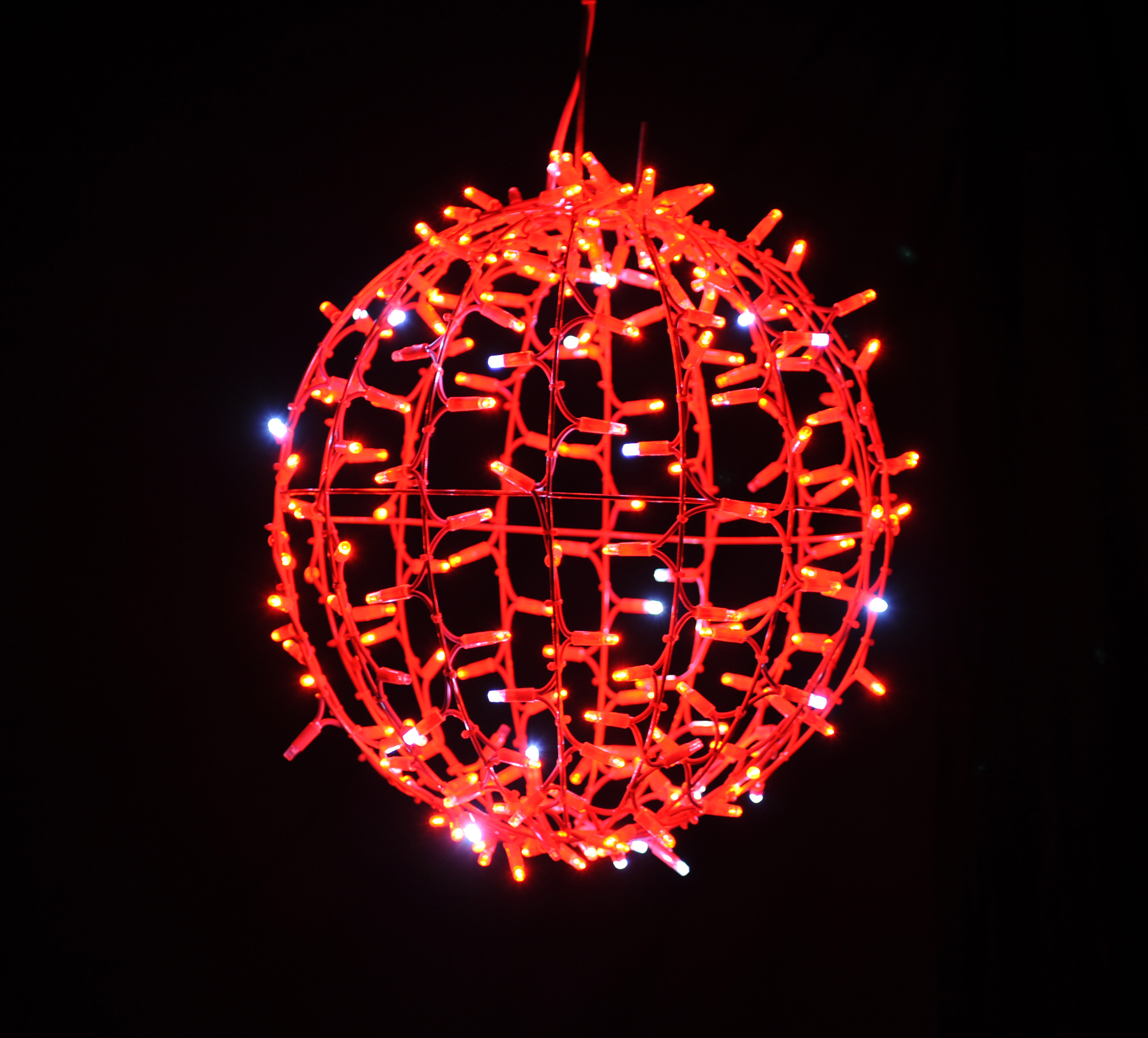 Lumières du motif de sphère imperméable extérieure