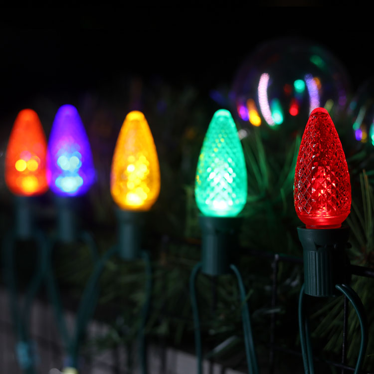 Ampoules de rechange LED Minleon UL C9, ampoule de Noël multiple