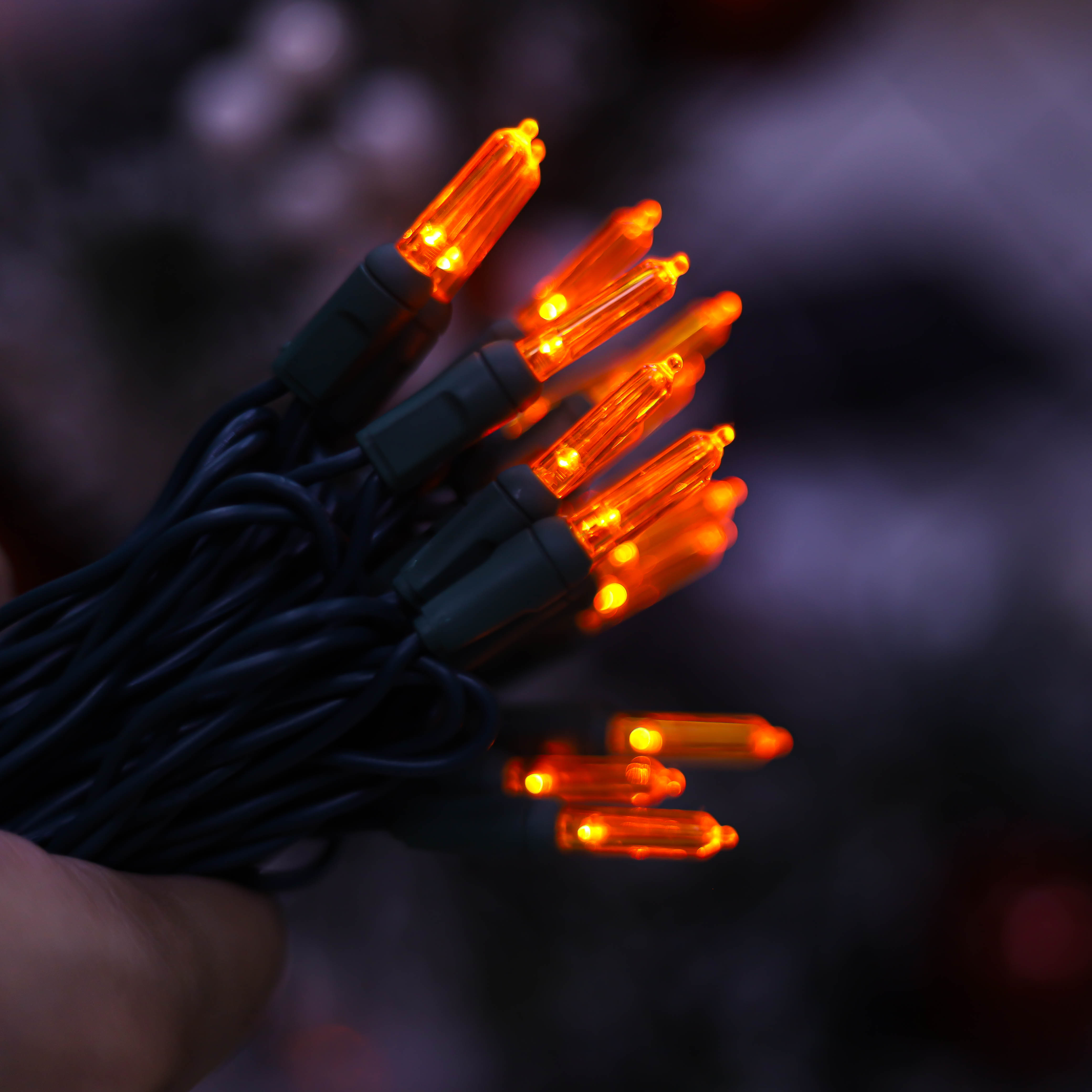 T5 Ul Orange Christmas LED STRING LUMES