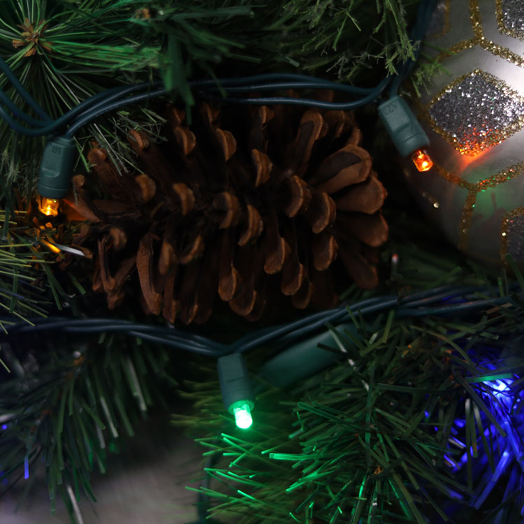 Mini guirlande lumineuse LED 5MM, ensemble de lumières de Noël multi LED UL UL