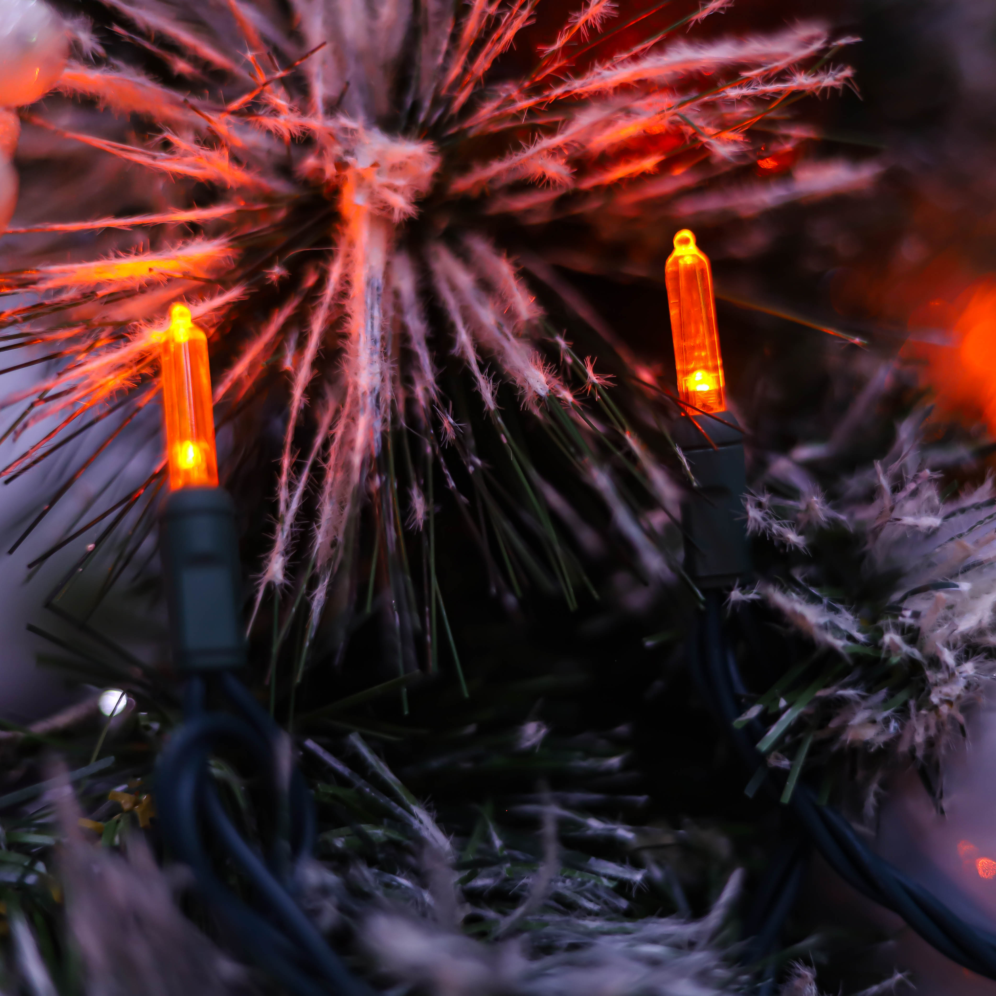 T5 Ul Orange Christmas LED STRING LUMES
