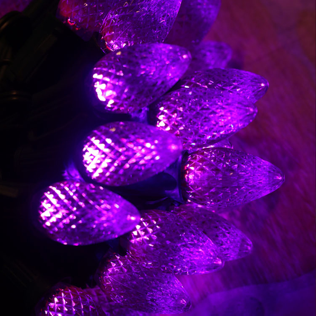 Bulbes de remplacement LED 120 V Ul Purple C7