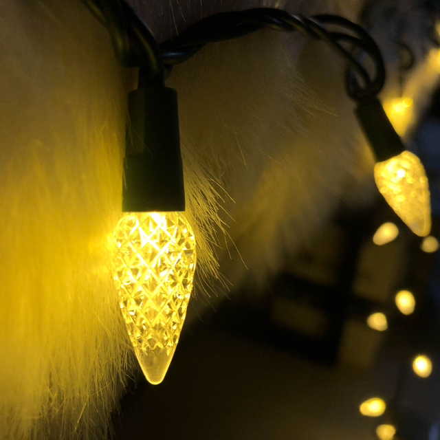 Ul C6 Lumières LED de fraise blanche chaude