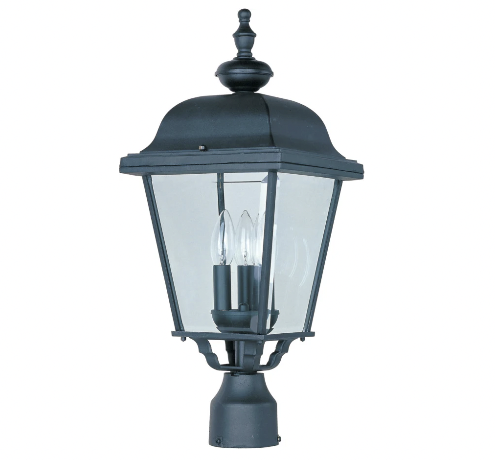 Lampadaire d'extérieur à 3 lumières Builder Cast