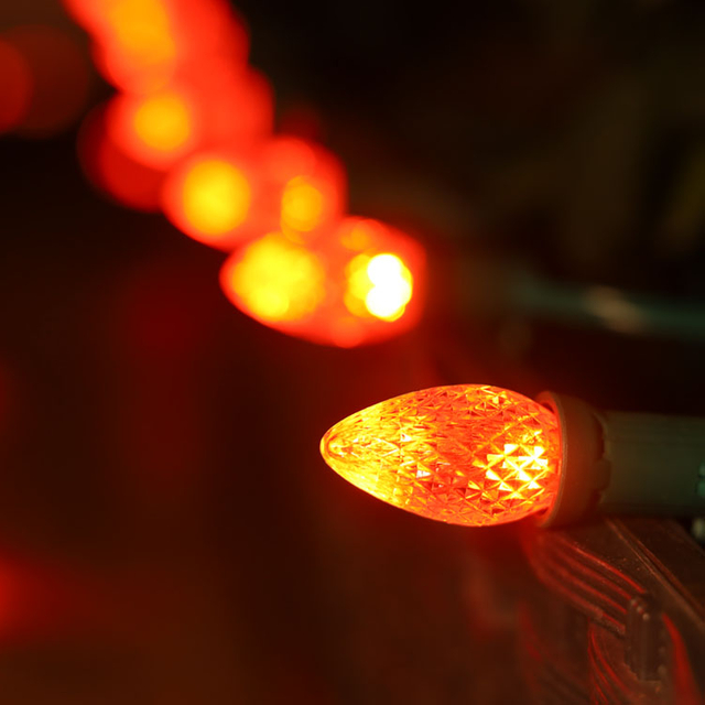 Ampoules de remplacement LED Minleon C7 orange UL