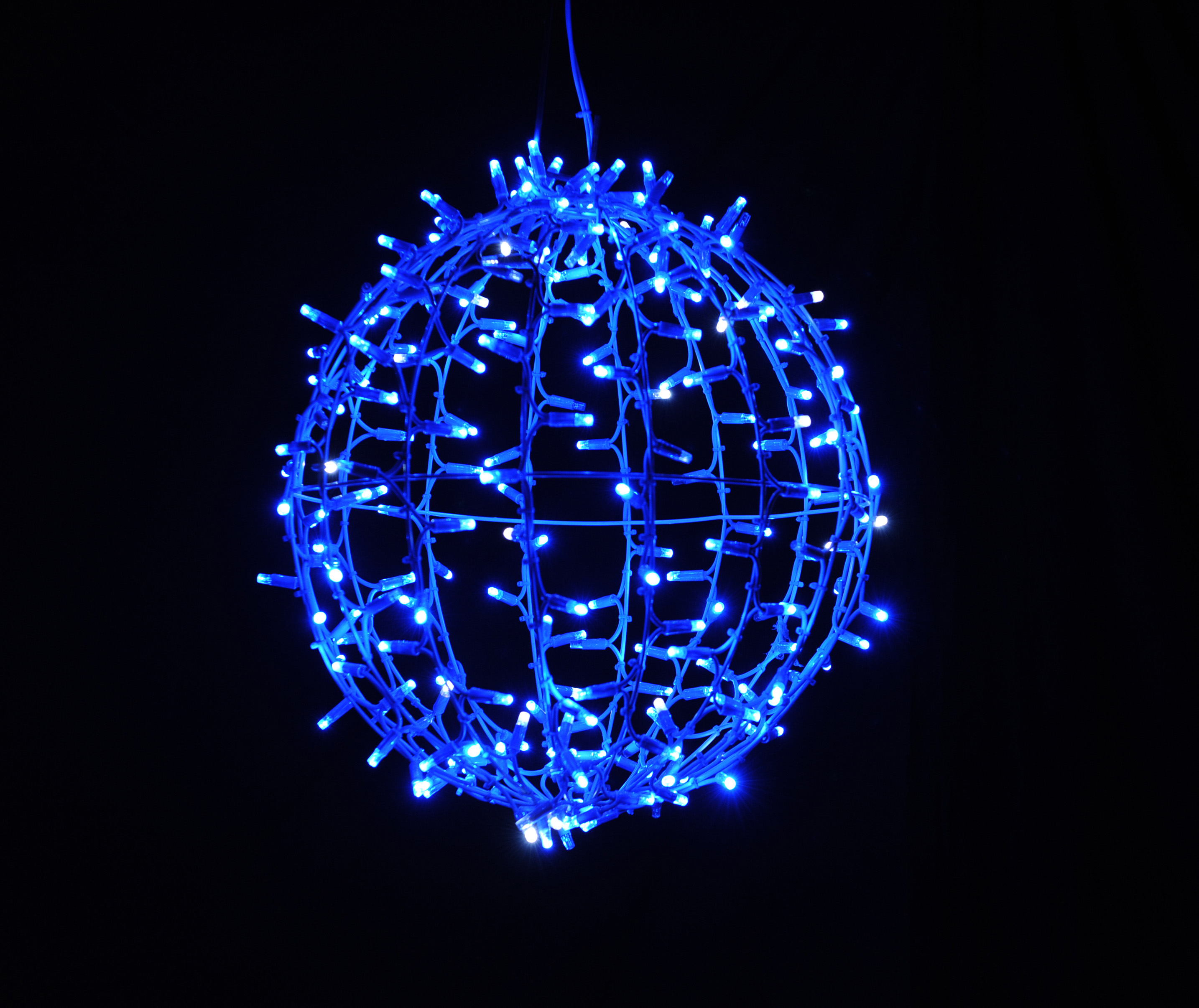 Lumières de motif de sphère de Noël en plein air