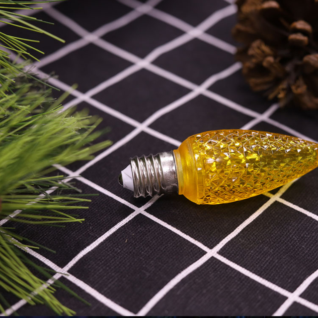 Ampoules de remplacement LED jaunes UL C9 Minleon 