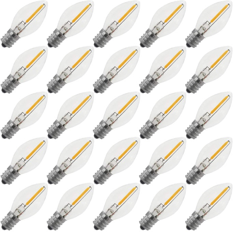 Ampoules LED à filament C7 E12