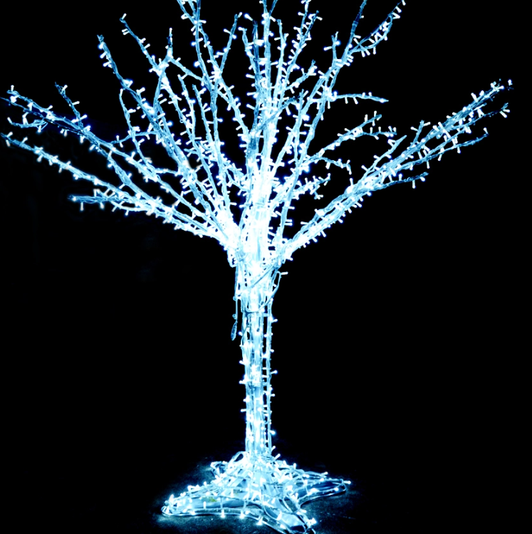 Lumi&egrave;res blanches de motif d