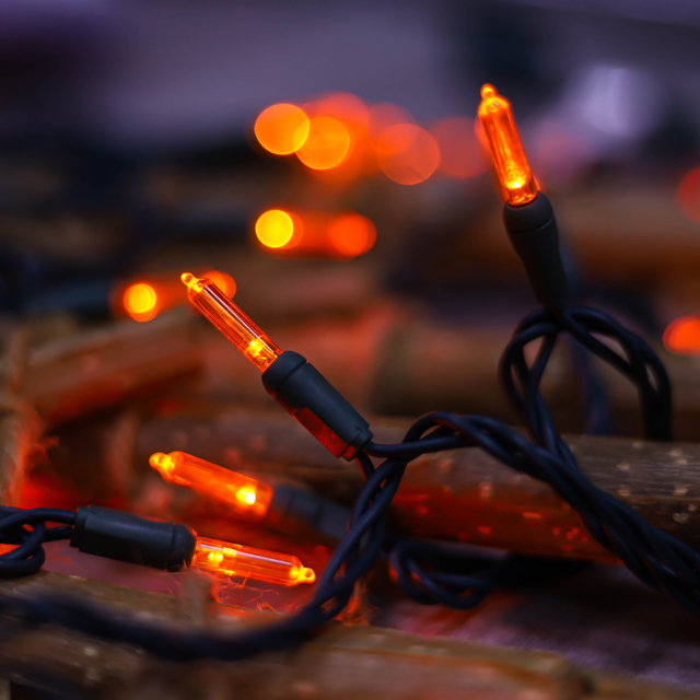 T5 Ul Orange Christmas LED STRING LUMES