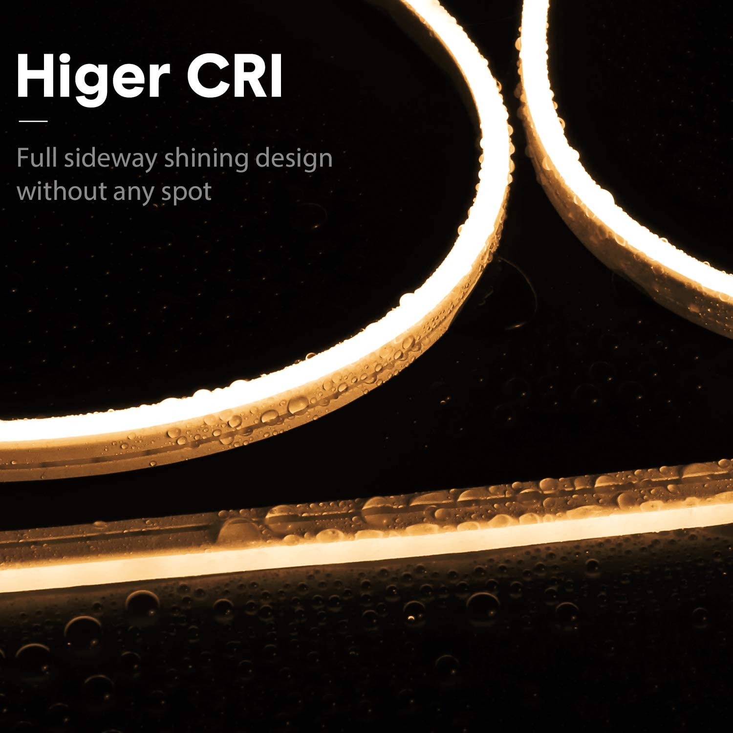 Cordon lumineux néon blanc chaud 12 V