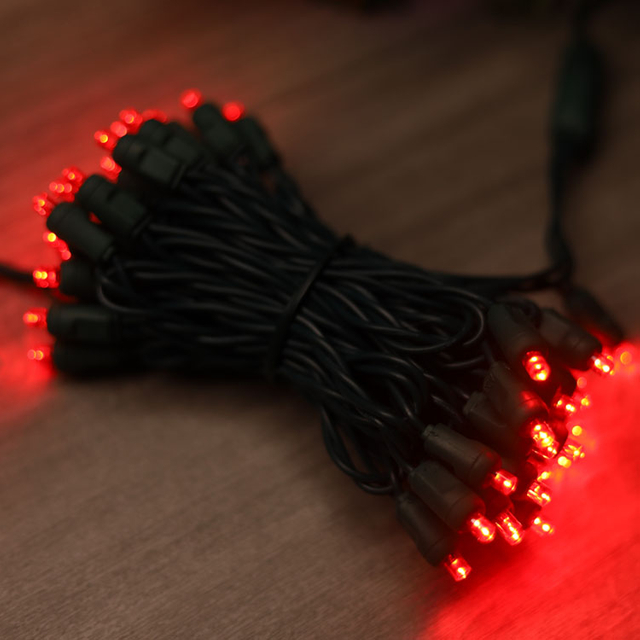 L'UL ROUGE de lumière de ficelle de mini LED de grand angle de 5MM allume certifiée