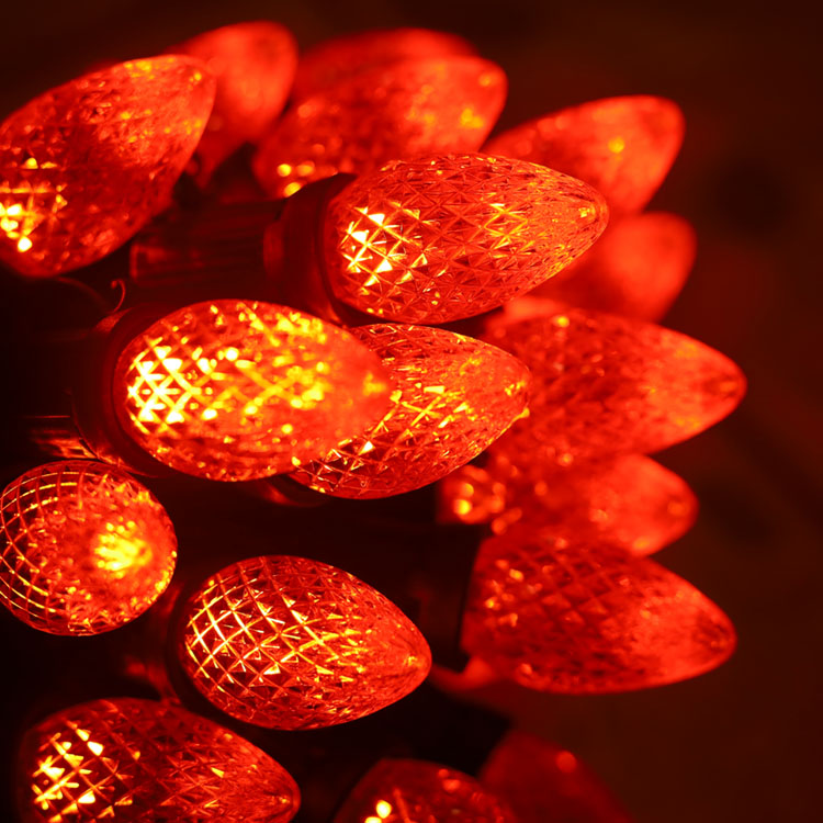 Ampoules de remplacement LED Minleon C7 orange UL