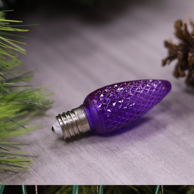 Ampoules LED violettes Halloween UL C9
