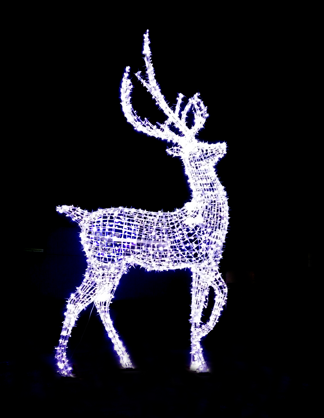 Applications des lumières du motif dans la décoration urbaine