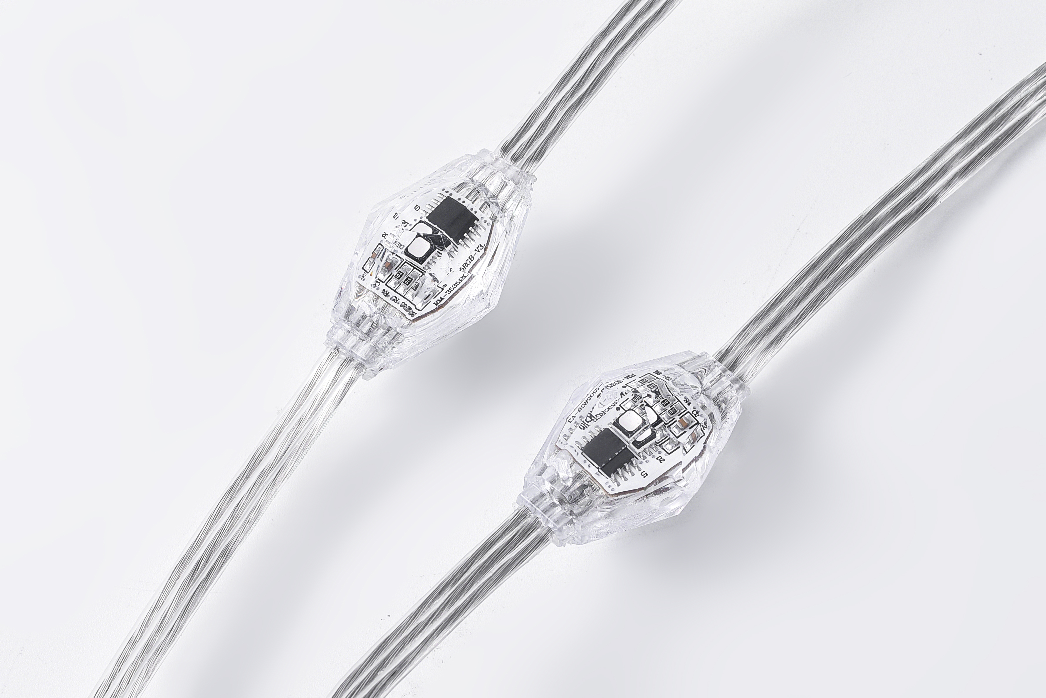 Le diamant RVB allume les lumières de pixel de C.C SMD3535 de 12V SPI allume IP65