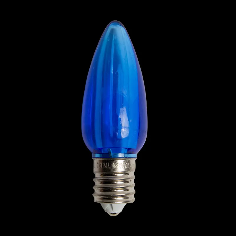Ampoule LED C9 Transparente Bleue