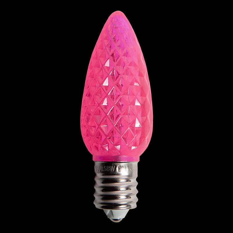 Ampoule LED à Facettes C9 V2 – Rose