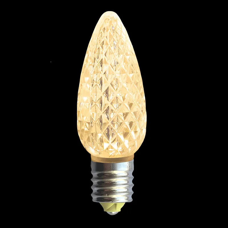 Ampoules de remplacement LED Minleon C9 E17 étanches blanc chaud UL
