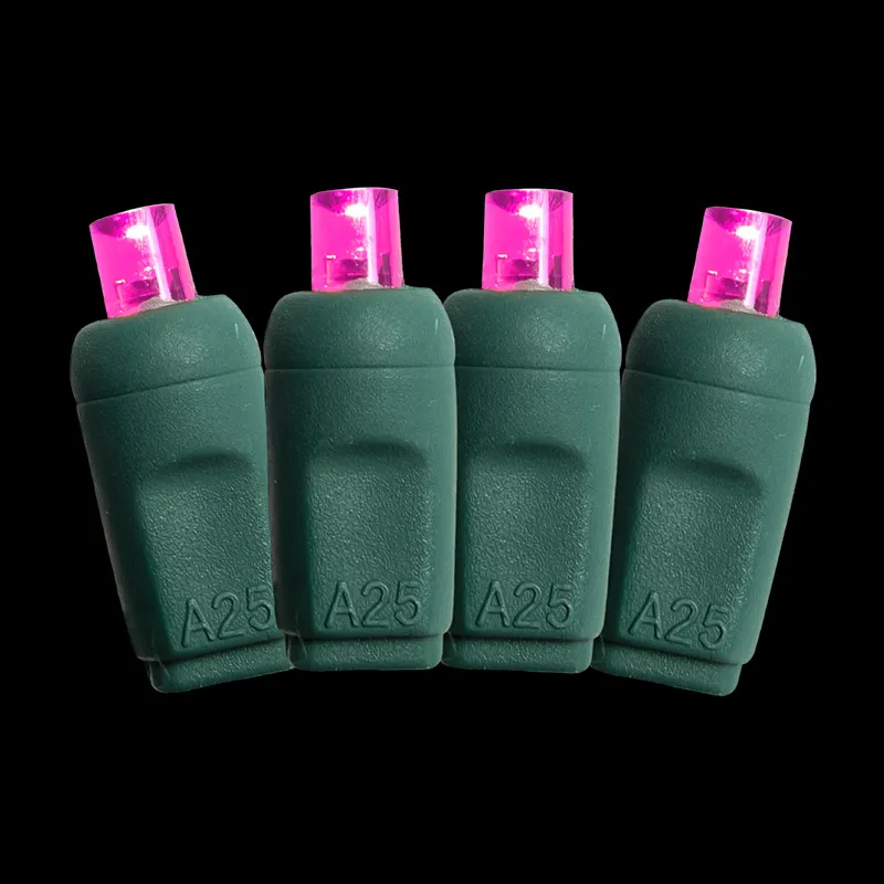 La ficelle rose de Noël de 50L 5MM LED allume l'extérieur imperméable