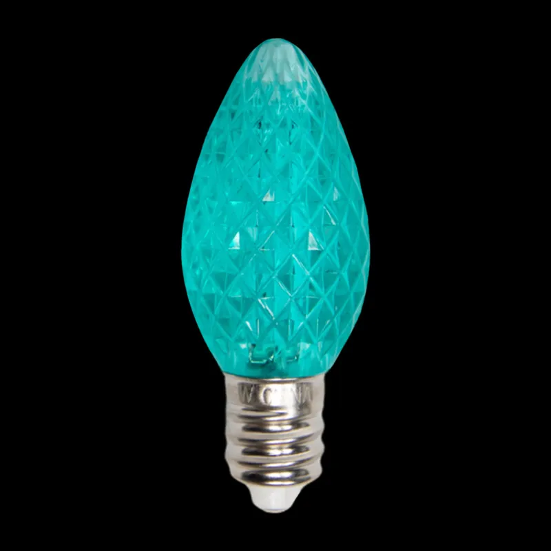 Ampoule LED à facettes C7 – Sarcelle