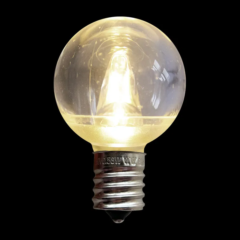 Ampoules de remplacement LED Minleon G40 E17 étanches blanc chaud UL