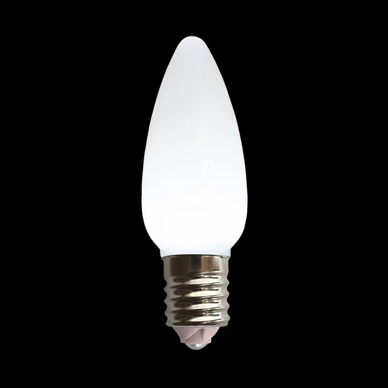 Ampoule LED Opaque C9 Blanc Pur