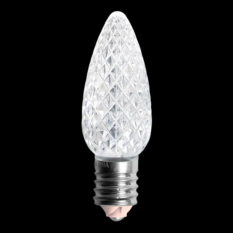 Ampoule LED à Facettes C9 V2 – Blanc Pur