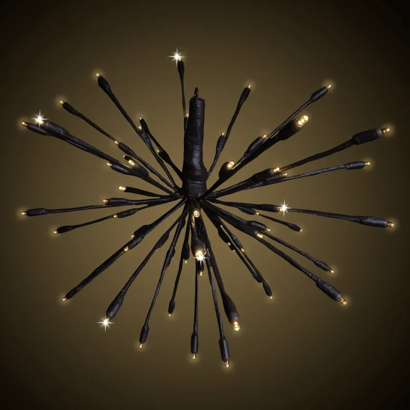 28″ LED Jingle Ballz – Soleil blanc chaud scintillant