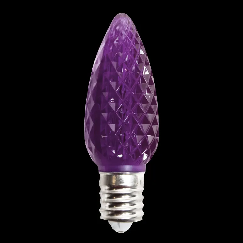 Ampoules LED violettes Halloween UL C9
