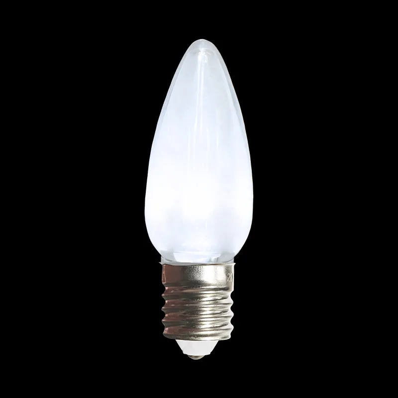 Ampoule LED C9 Transparente Blanc Froid