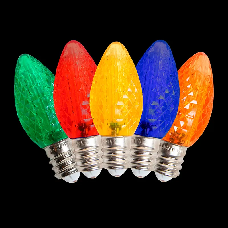 Ampoules de remplacement LED multicolores 120 V