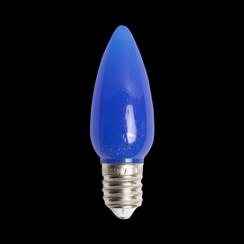 Ampoule LED Opaque C9 Bleue