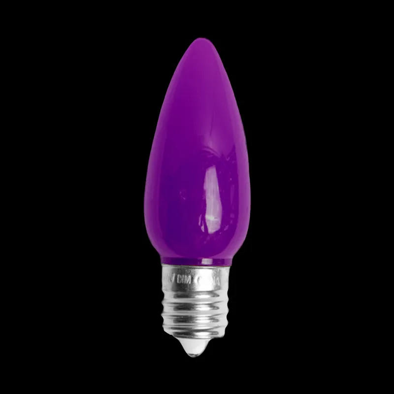 Ampoule LED Opaque C9 Violette