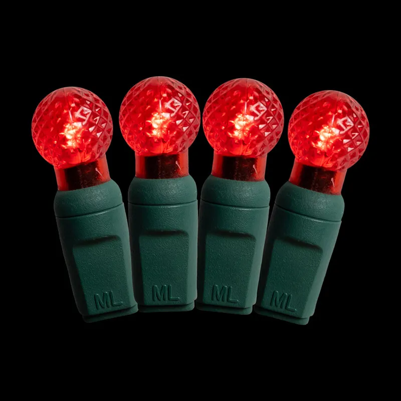 La ficelle rouge de Noël de 50L G12 LED allume l'extérieur imperméable