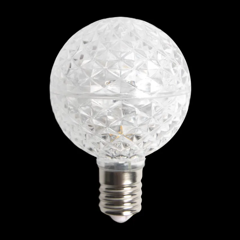 Ampoule LED Transparente G50 – Blanc Pur