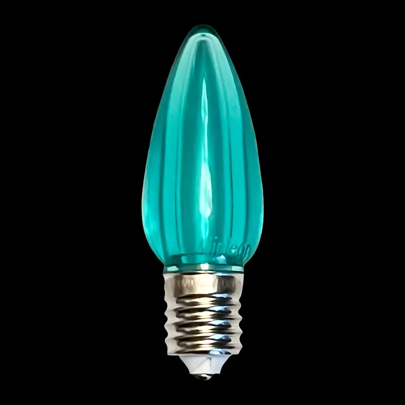 Ampoule LED C9 Transparente Sarcelle