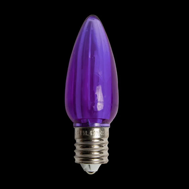 Ampoule LED C9 Transparente Violette