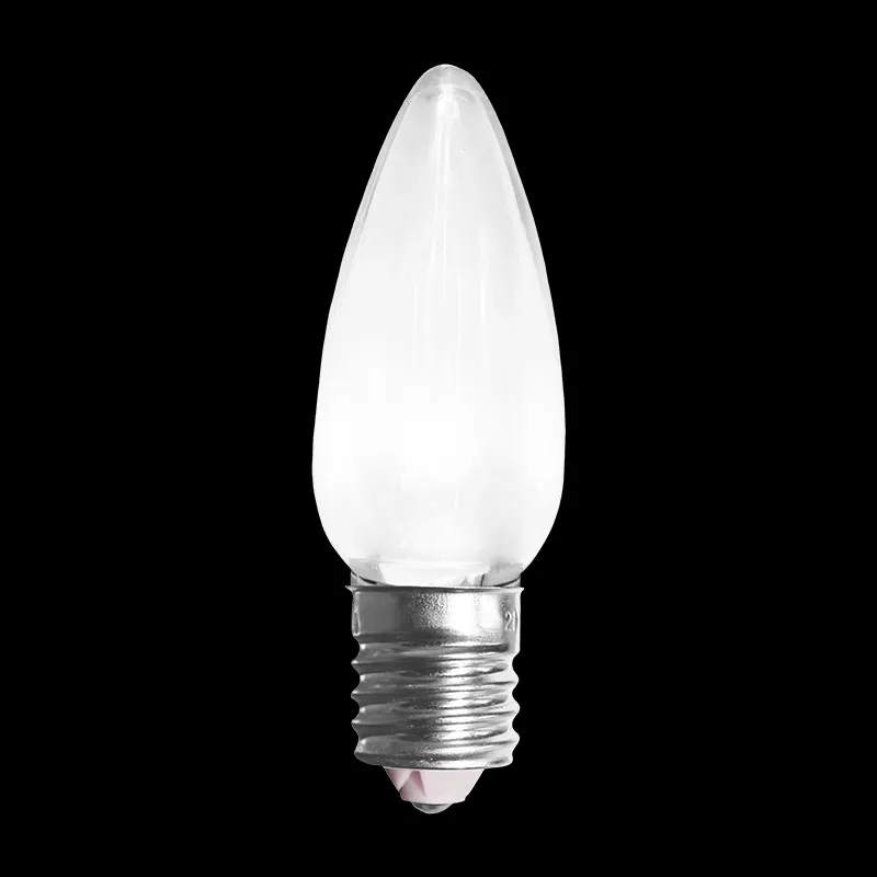 Ampoule LED C9 Transparente Blanc Pur